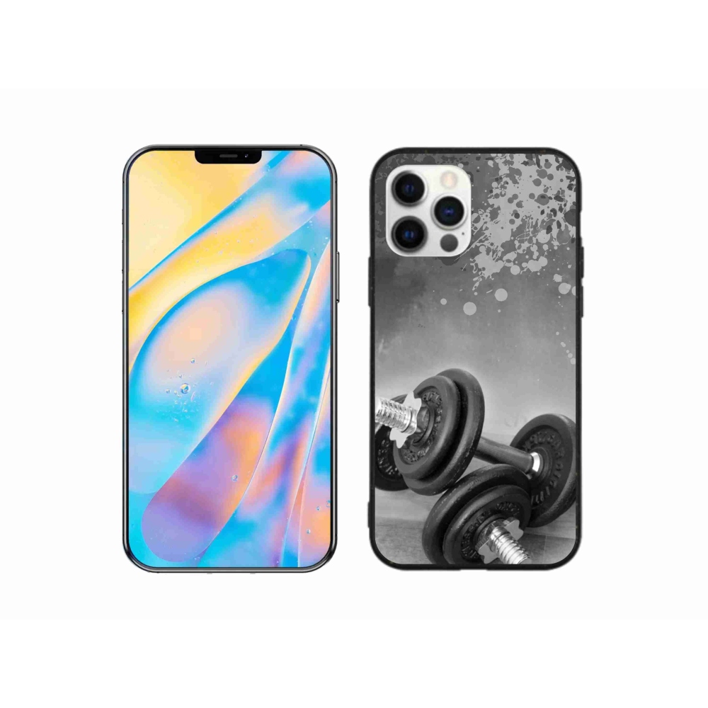 Zselés borítás mmCase iPhone 12 Pro készülékhez - súlyzók 1