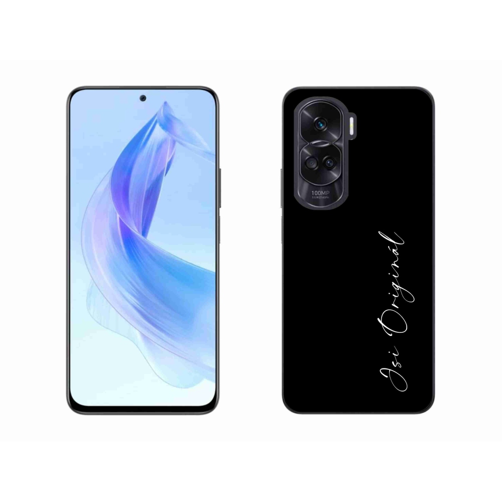 Gél borító mmCase a Honor 90 Lite-hoz - te vagy az eredeti fekete háttér