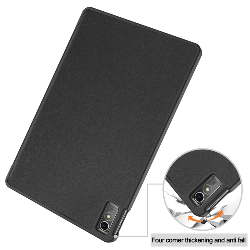 Ügyes záró tok Lenovo Tab M10 5G-hez - fekete