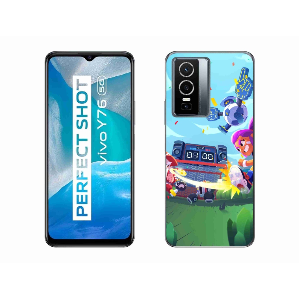 Gél borítás mmCase a Vivo Y76 5G-hez - verekedős csillagok 1