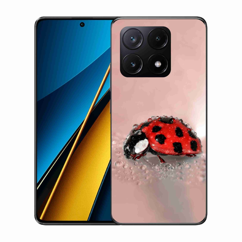 Gél borítás mmCase a Xiaomi Poco X6 Pro 5G számára - katicabogár