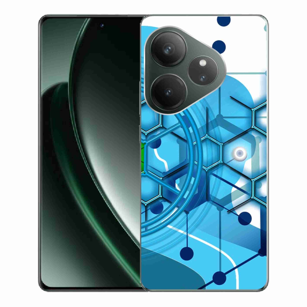 Gél borítás mmCase a Realme GT 6 5G/GT 6T 5G számára - absztrakt minta 2