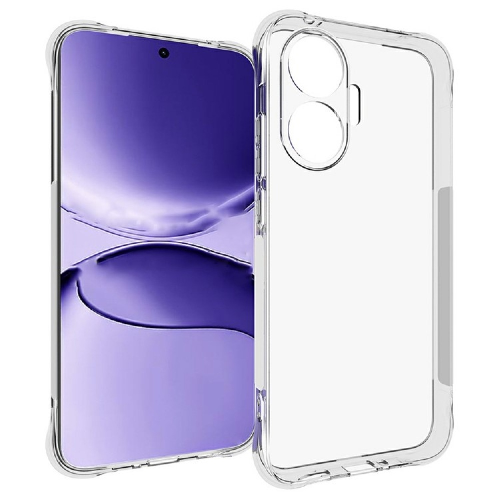 Átlátszó zselés tok megerősített sarkokkal a Xiaomi Poco F7 5G-hez