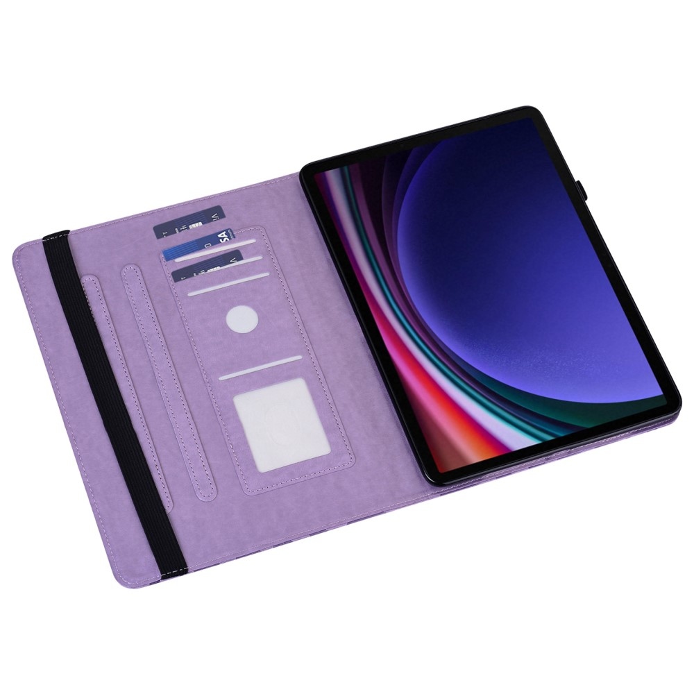 Fát záró tok Samsung Galaxy Tab S9/Tab S10 készülékhez - lila