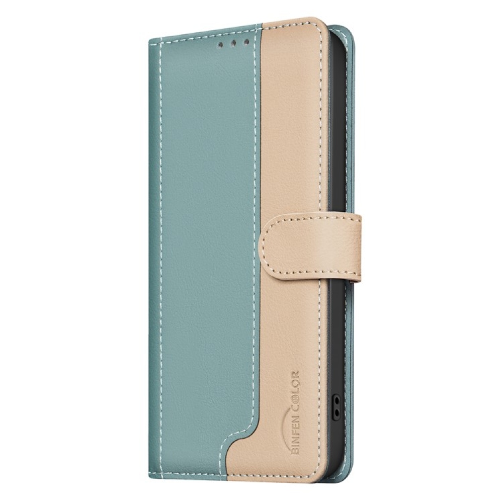 BNF DUO könyv tok Xiaomi Poco F7 5G - zöld