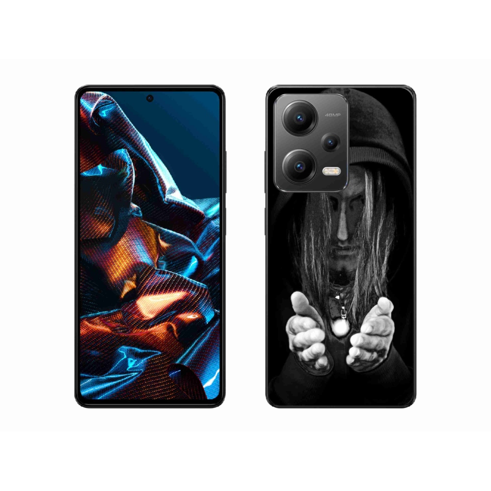 Gél borítás mmCase a Xiaomi Redmi Note 12 Pro 5G számára - titokzatos személy