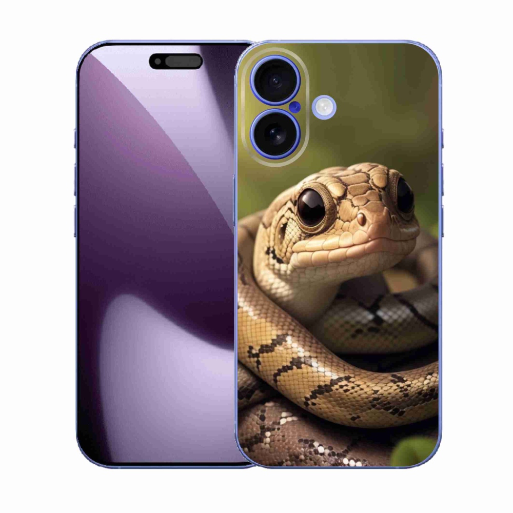 Zselés borítás mmCase iPhone 17 készülékhez - kígyó 1