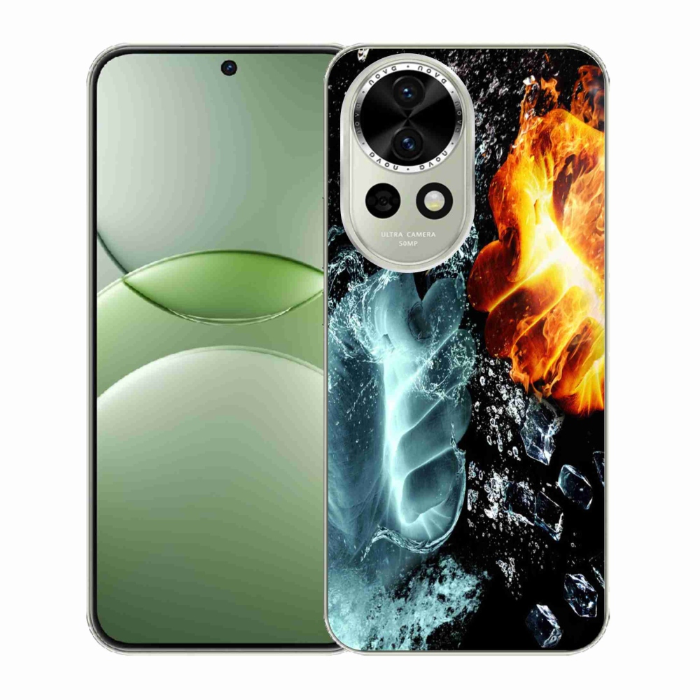 Gél borítás mmCase a Huawei Nova 13 5G számára - víz és tűz