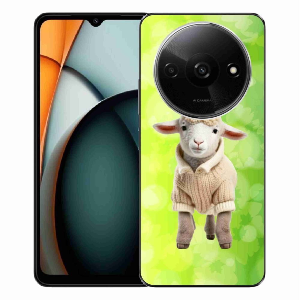 Gél borítás mmCase a Xiaomi Redmi A3-hoz - bárány pulóverben