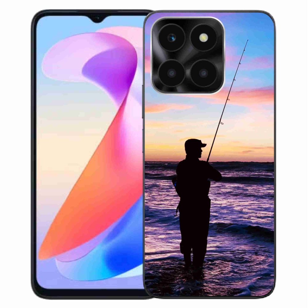 Zselés borítás mmCase a Honor X6a számára - halászat 1