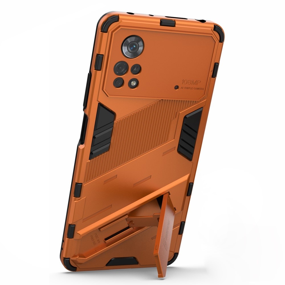 Tartós borító Xiaomi Poco X4 Pro 5G - narancssárga színben