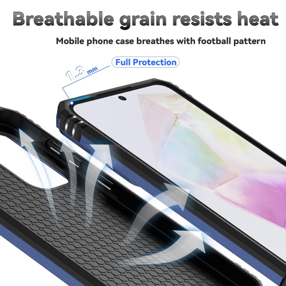 Gyűrűálló borítás Samsung Galaxy A36 5G készülékhez - kék