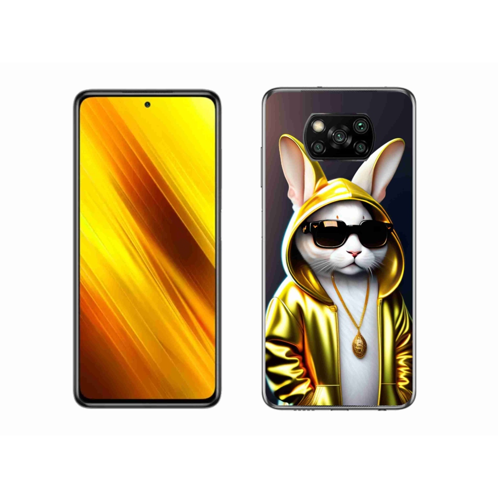 Gél borítás mmCase a Xiaomi Poco X3 Pro számára - cat boss