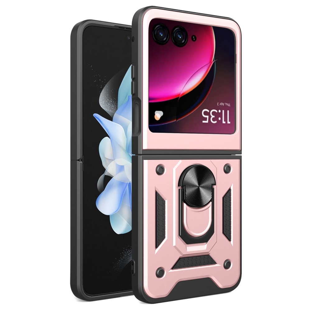 Csúszásálló borítás a Motorola Razr 40 Ultra 5G készülékhez - rózsaarany színű
