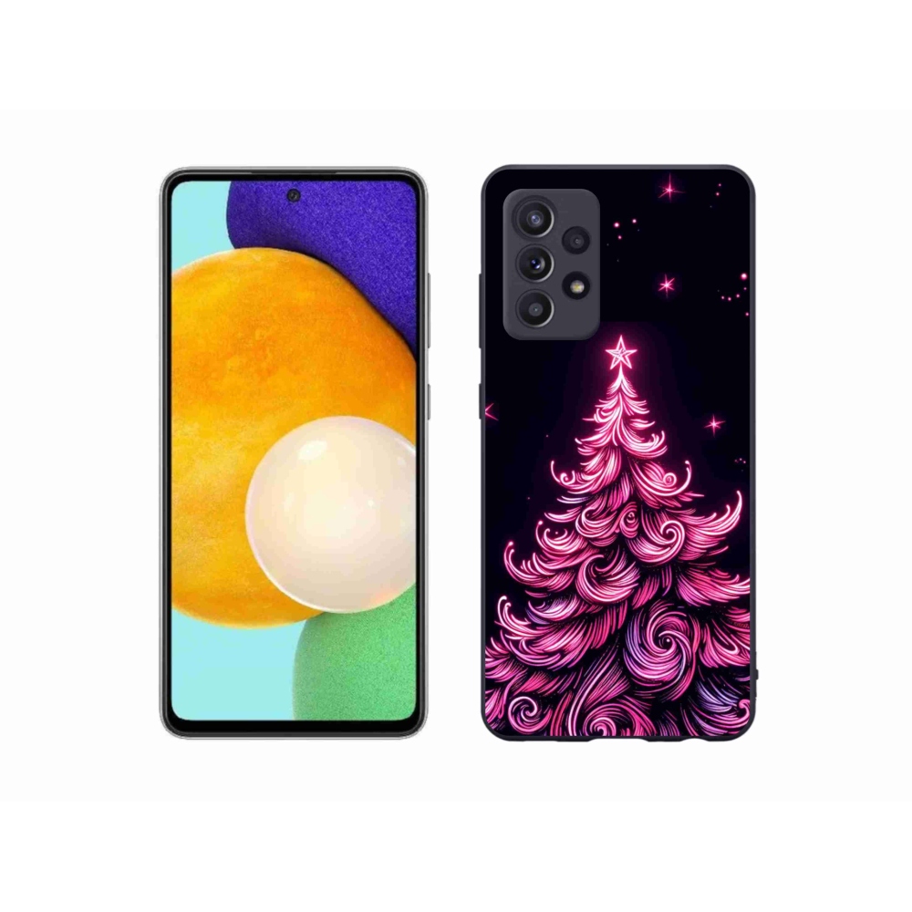 Gél borítás mmCase Samsung Galaxy A52s 5G - neon karácsonyfa 2