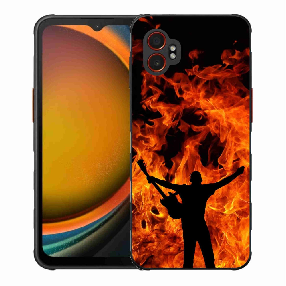 Gél borítás mmCase Samsung Galaxy Xcover 7 Pro - zenész és tűz