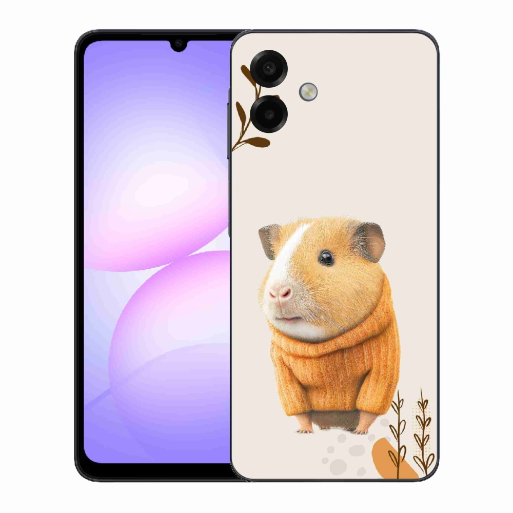 Gél borítás mmCase Samsung Galaxy A07 4G - tengerimalac pulóverben - Samsung Galaxy A07 4G számára