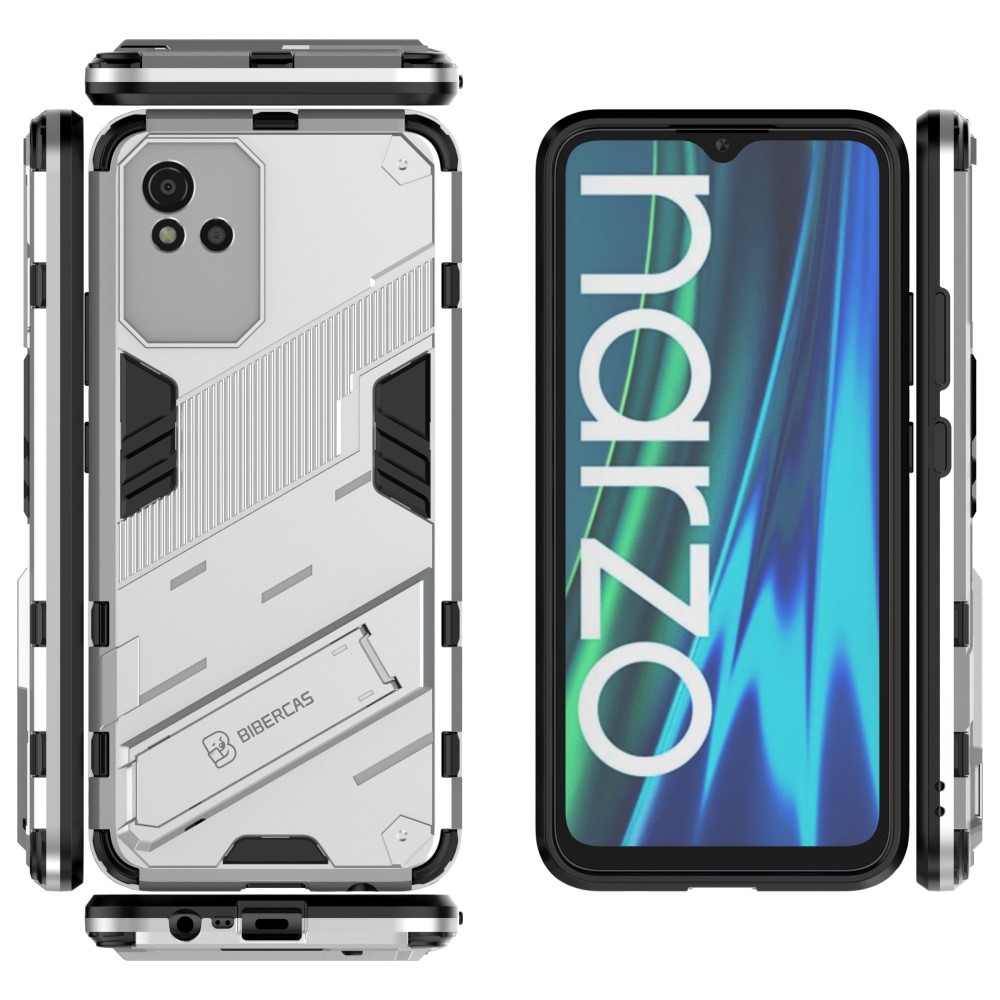 Tartós borítás a Realme Narzo 50i készülékhez - fehér