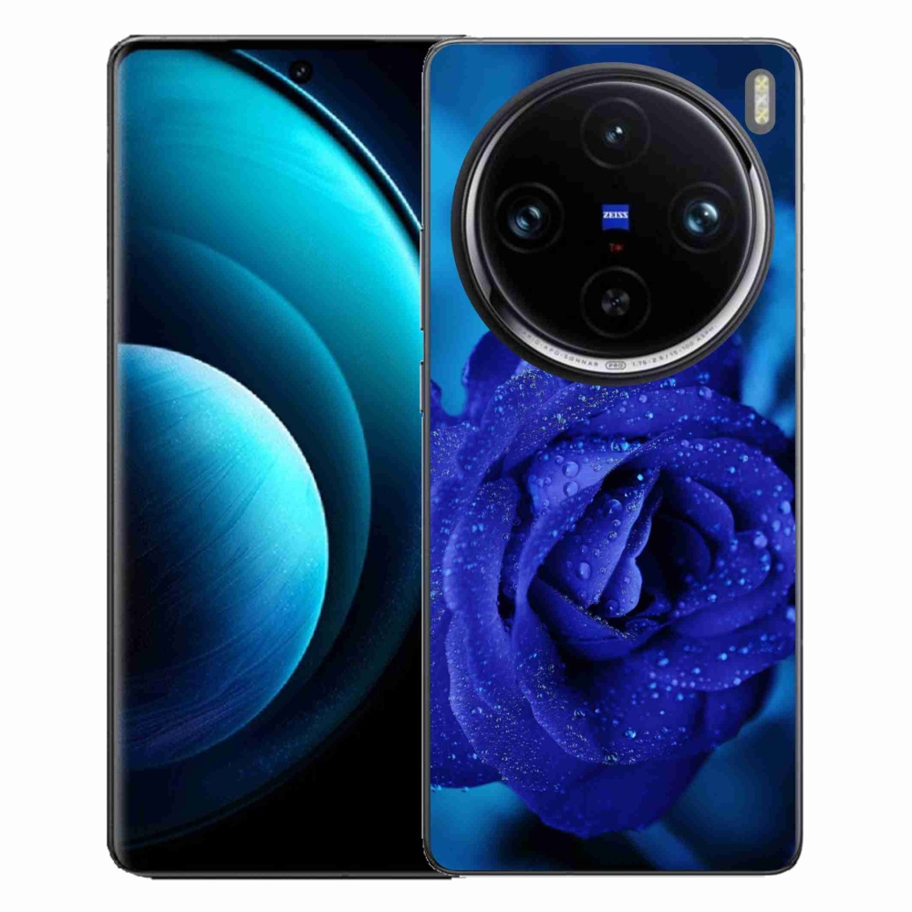 Gél tok mmCase a Vivo X100 Pro 5G készülékhez - kék rózsa