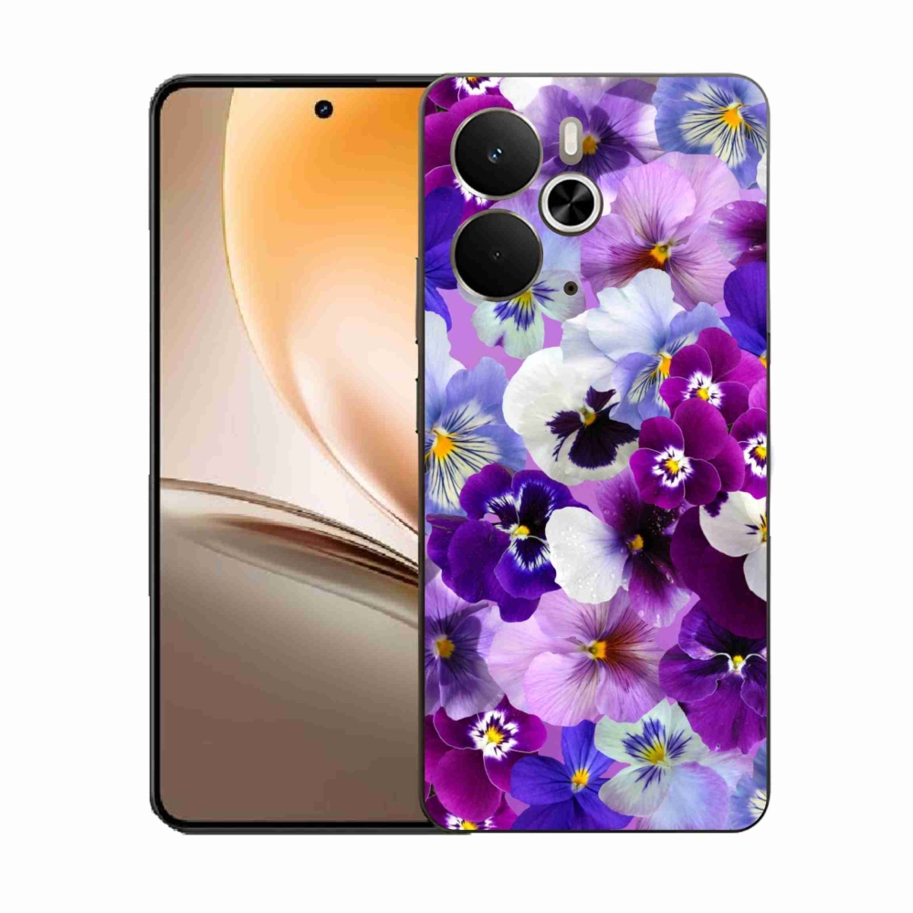 Gél borító mmCase a Realme 14 5G készülékhez - virágok 9