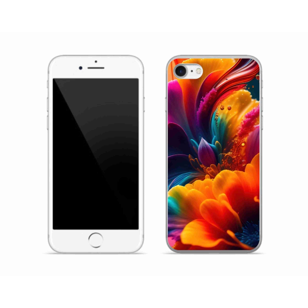 Gél borítás mmCase iPhone SE (2020) - absztrakt motívum 2