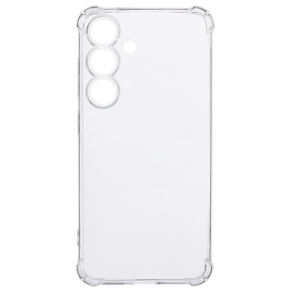 Átlátszó zselés tok megerősített sarkokkal Samsung Galaxy S25 FE készülékhez