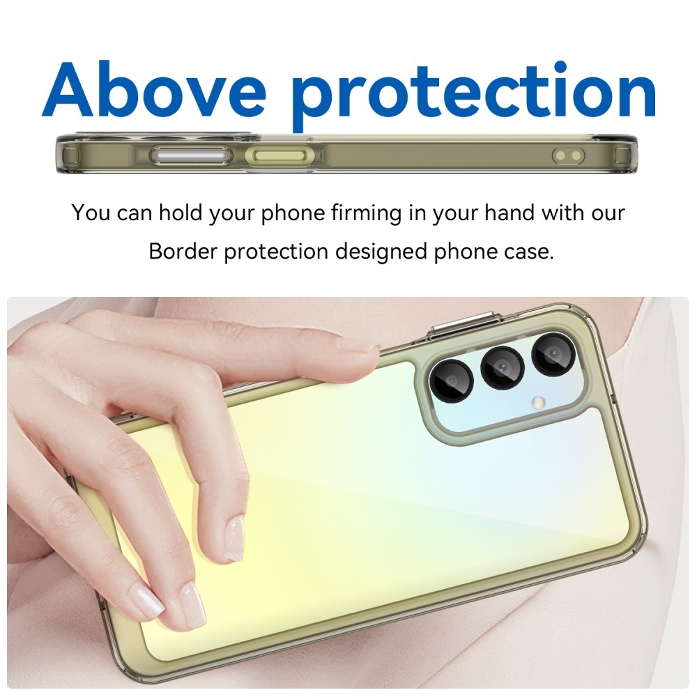 Gél tok kemény hátlappal Samsung Galaxy A16 4G/5G készülékhez - szürke