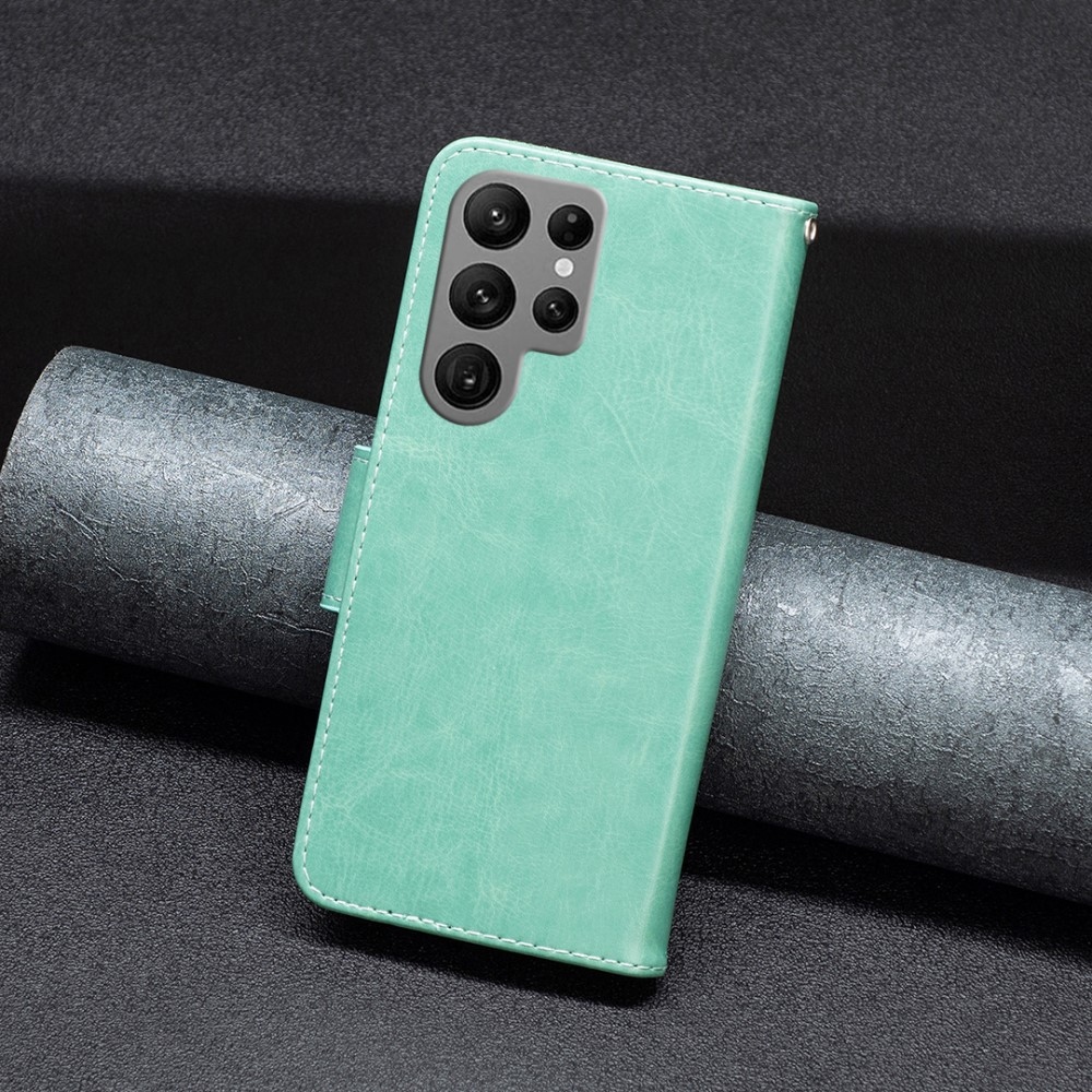 Pillangó könyv tok Samsung Galaxy S24 Ultra készülékhez - teáskék színű