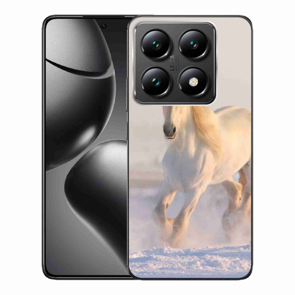 Gél borítás mmCase a Xiaomi 14T Pro számára - ló a hóban