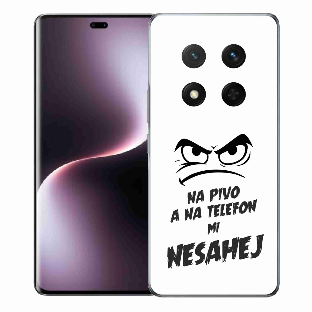 Gél borítás mmCase a Honor Magic 7 Lite 5G számára - sör motívum 2 fehér háttér