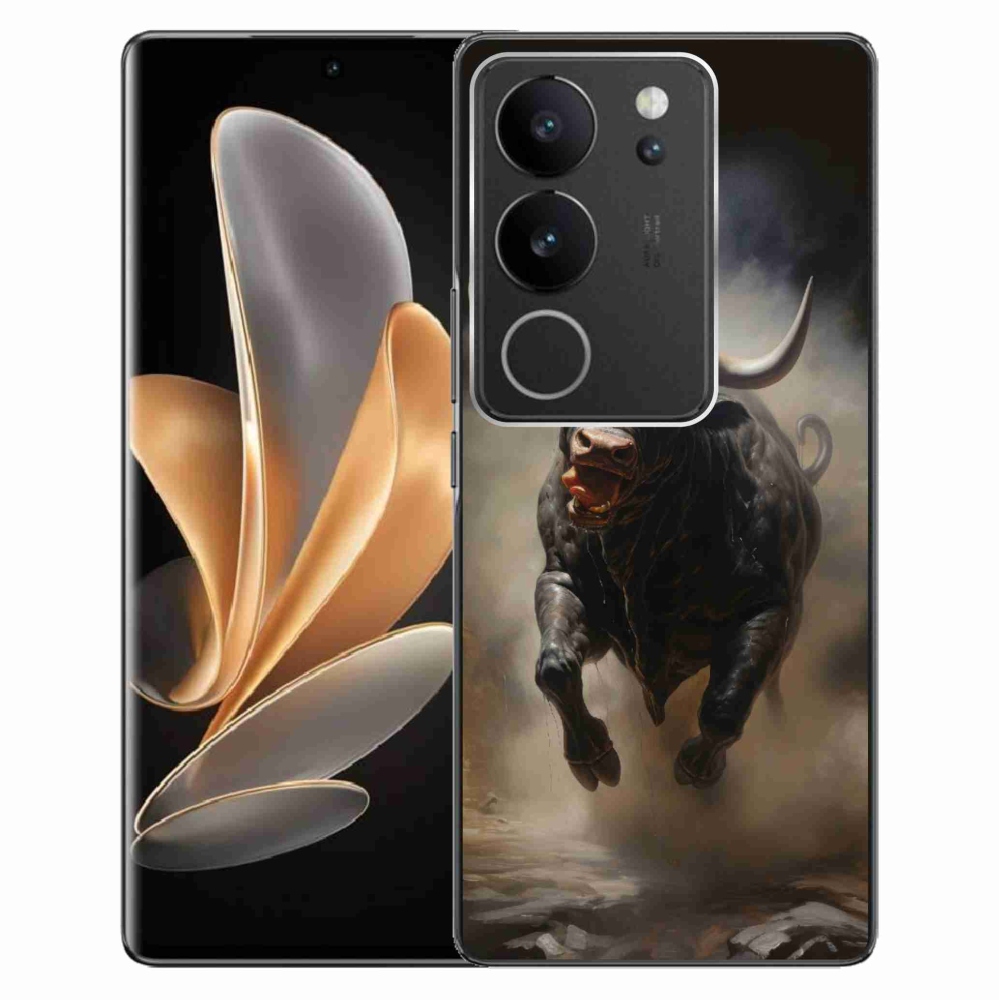 Zselés borítás mmCase a Vivo V29 5G-n - dühös bika