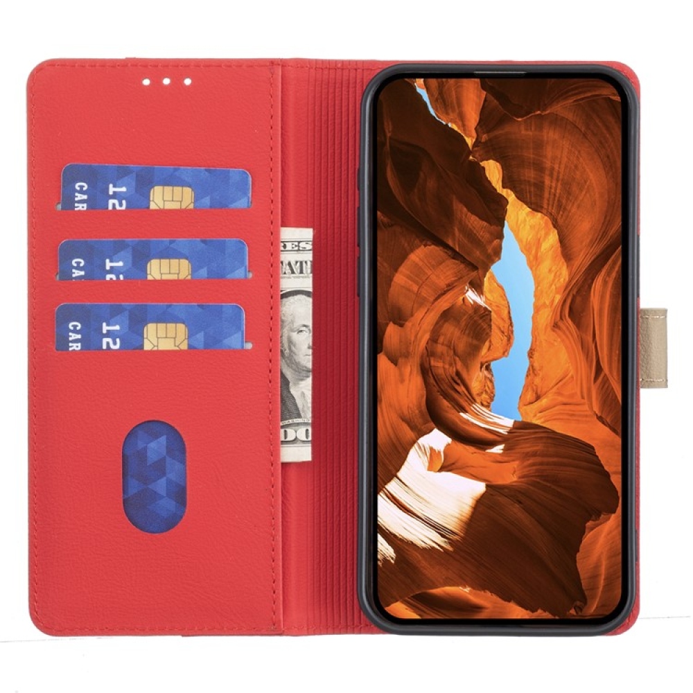 BNF DUO könyv tok a Xiaomi Poco F7 5G-hez - piros