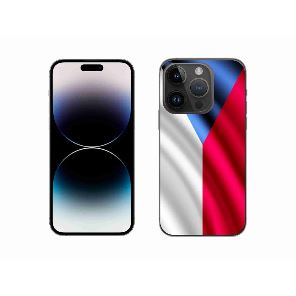 Zselés borítás mmCase iPhone 14 Pro 6.1 - cseh zászlóhoz
