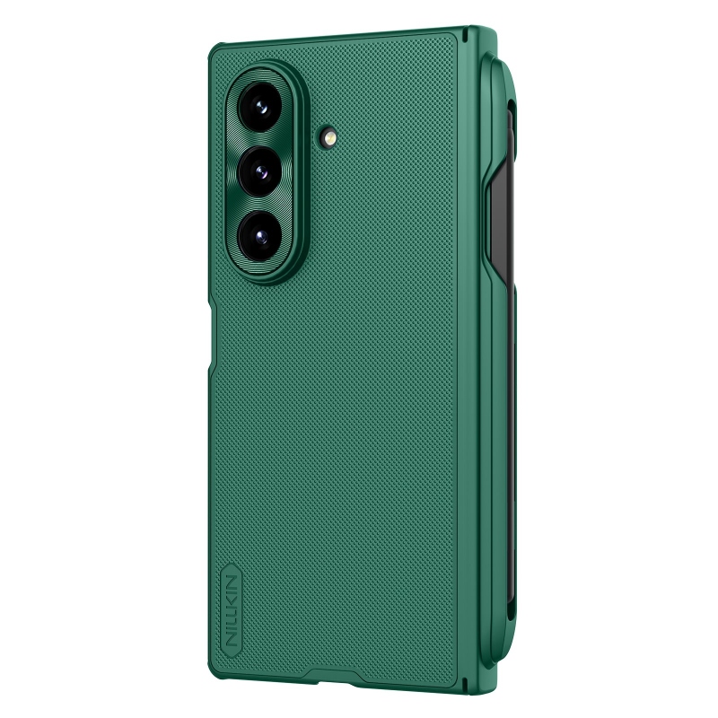 Nillkin Super Frosted FOLD mágneses tolltartó hátlap Samsung Galaxy Z Fold 7 Sötétzöld