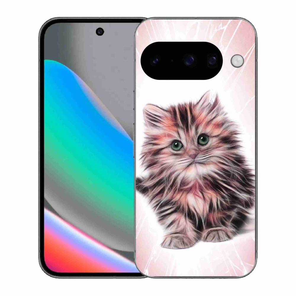 Gél borítás mmCase a Google Pixel 10 számára - aranyos cica