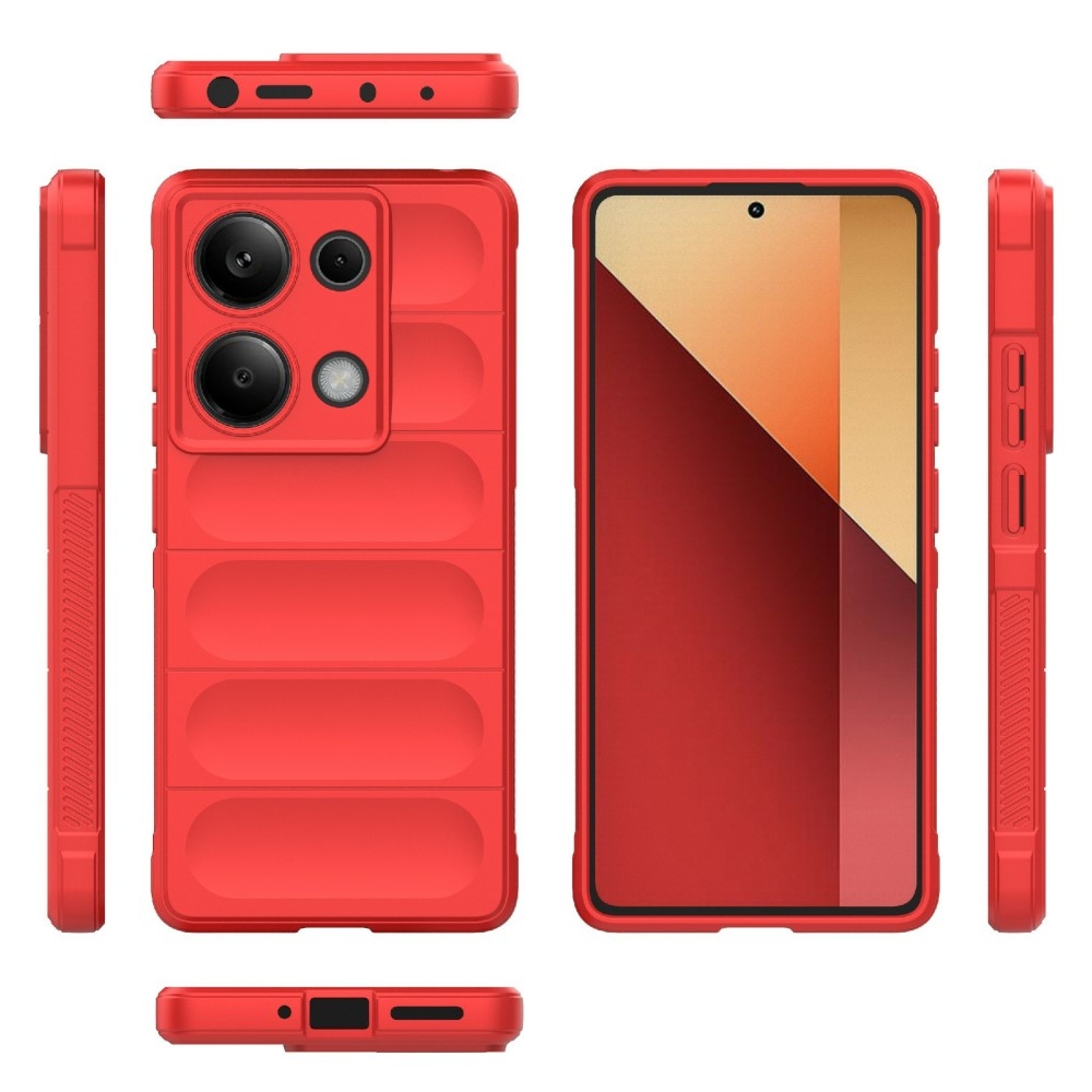 Rugg tartós zselés tok Xiaomi Redmi Note 14S-hez - piros