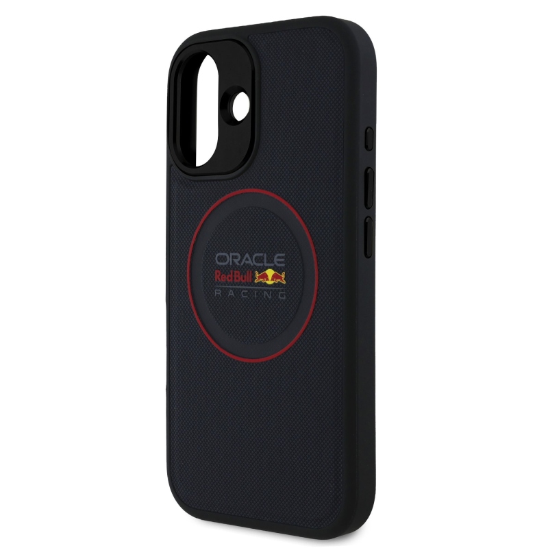 Red Bull PU bőr piros gyűrűs MagSafe hátlap iPhone 16 Plus tengerészgyalogsághoz