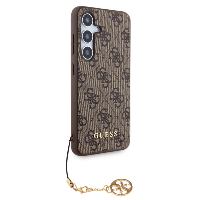Guess 4G Charm hátlap Samsung Galaxy S24 barna hátlap Samsung Galaxy S24 barna