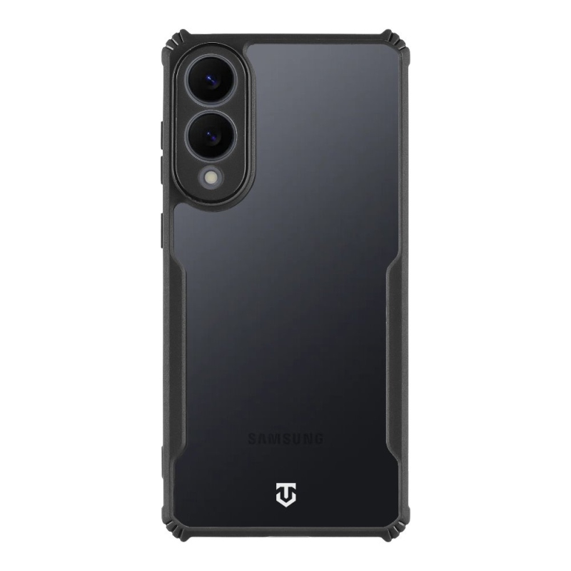 Tactical Quantum Stealth Cover for Samsung Galaxy S25 Edge Clear/Black (átlátszó/fekete)