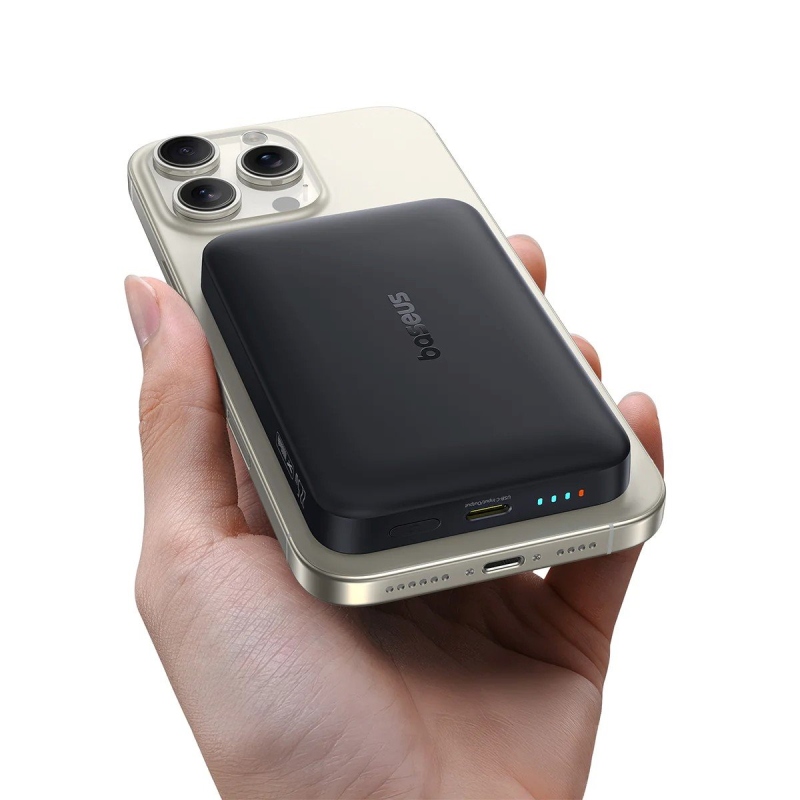 Baseus EnerFill FM11 22.5W mágneses külső akkumulátor 10000mAh kozmikus fekete