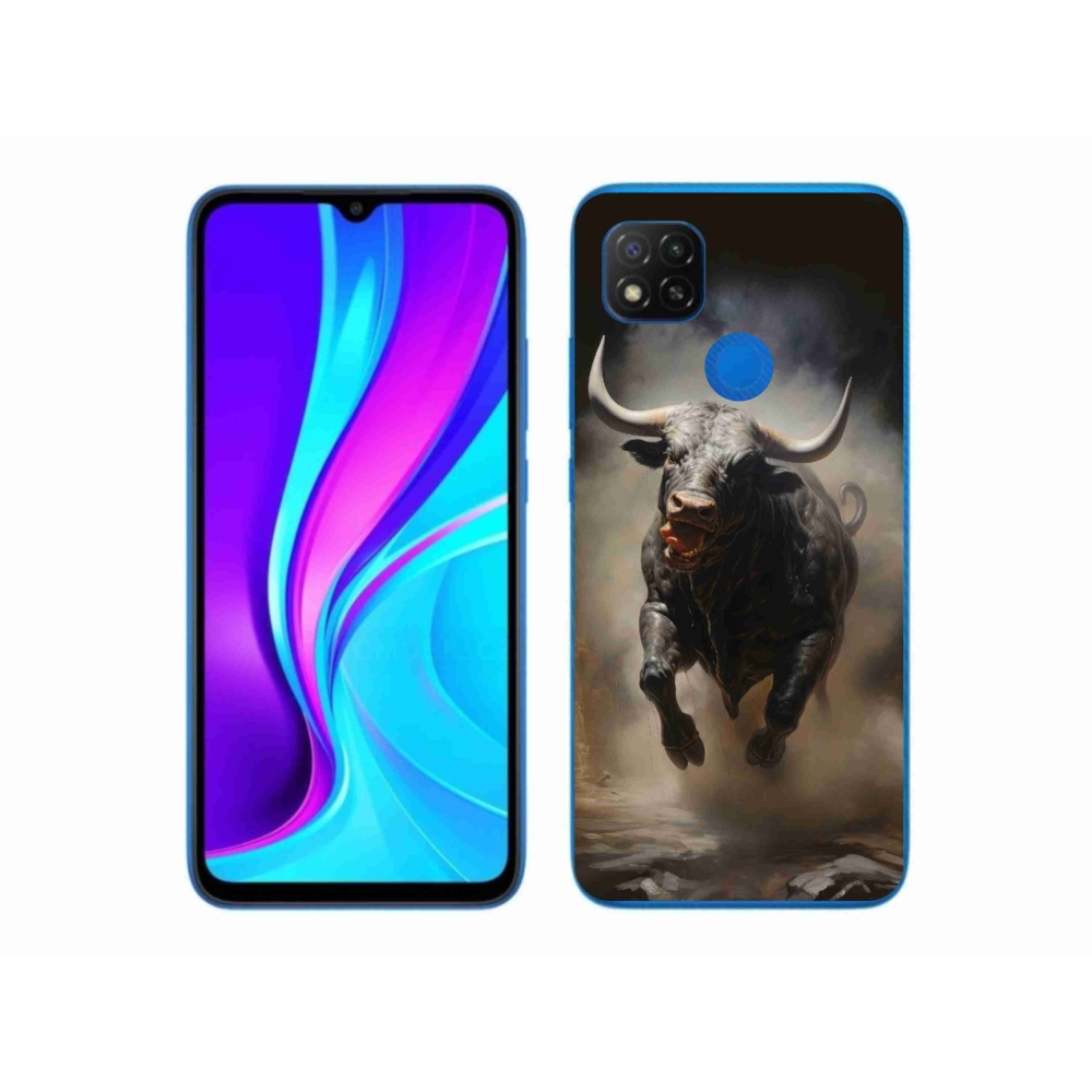 Gél borítás mmCase a Xiaomi Redmi 9C-hez - dühös bika