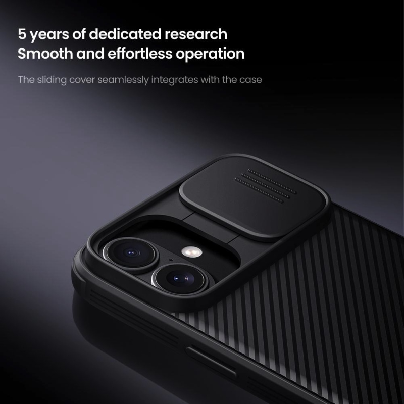Nillkin CamShield PRO mágneses hátlap Apple iPhone 16 készülékhez Kék