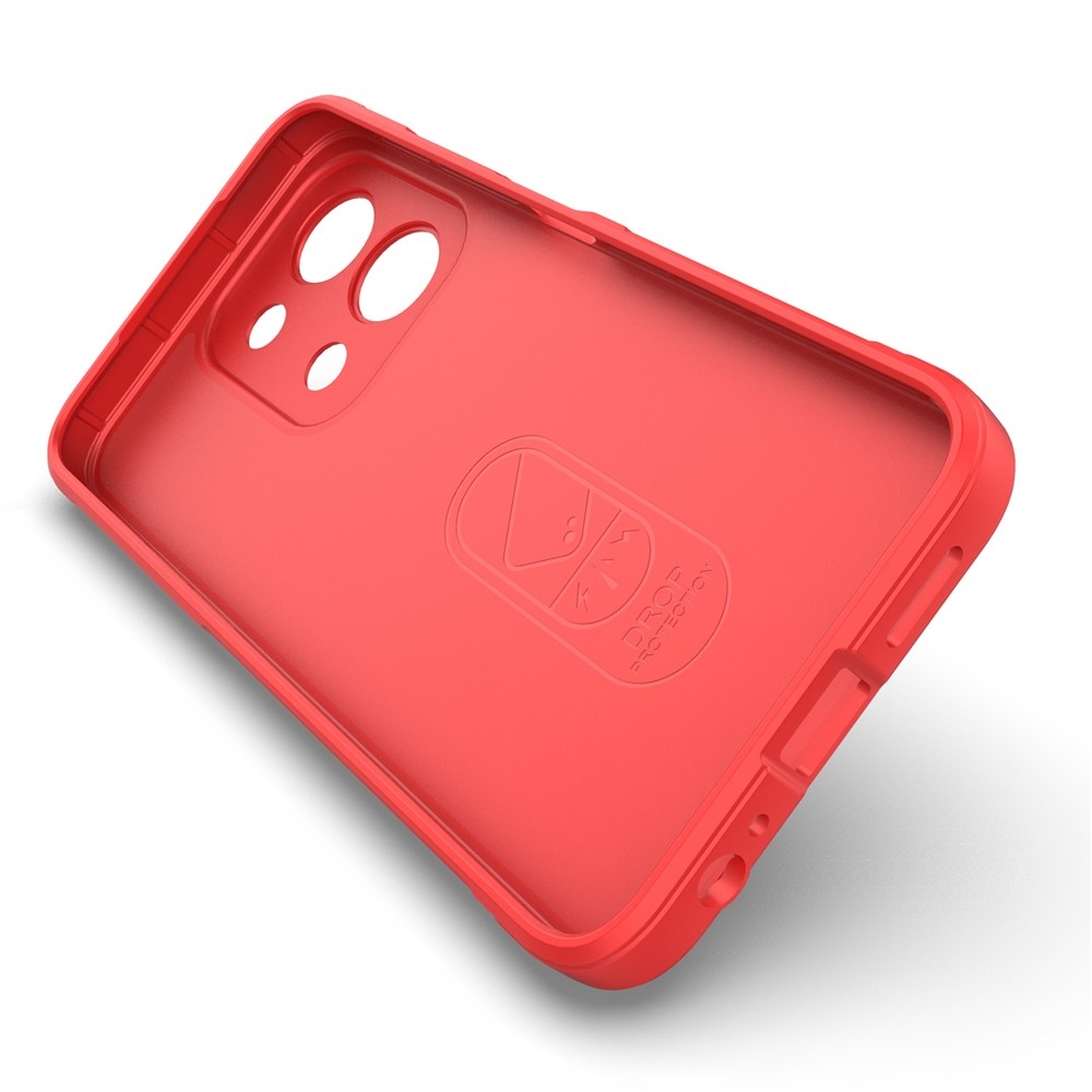 Rugg tartós zselés tok Xiaomi Redmi 15C 4G (171mm)/Poco C85 4G (171mm) - piros