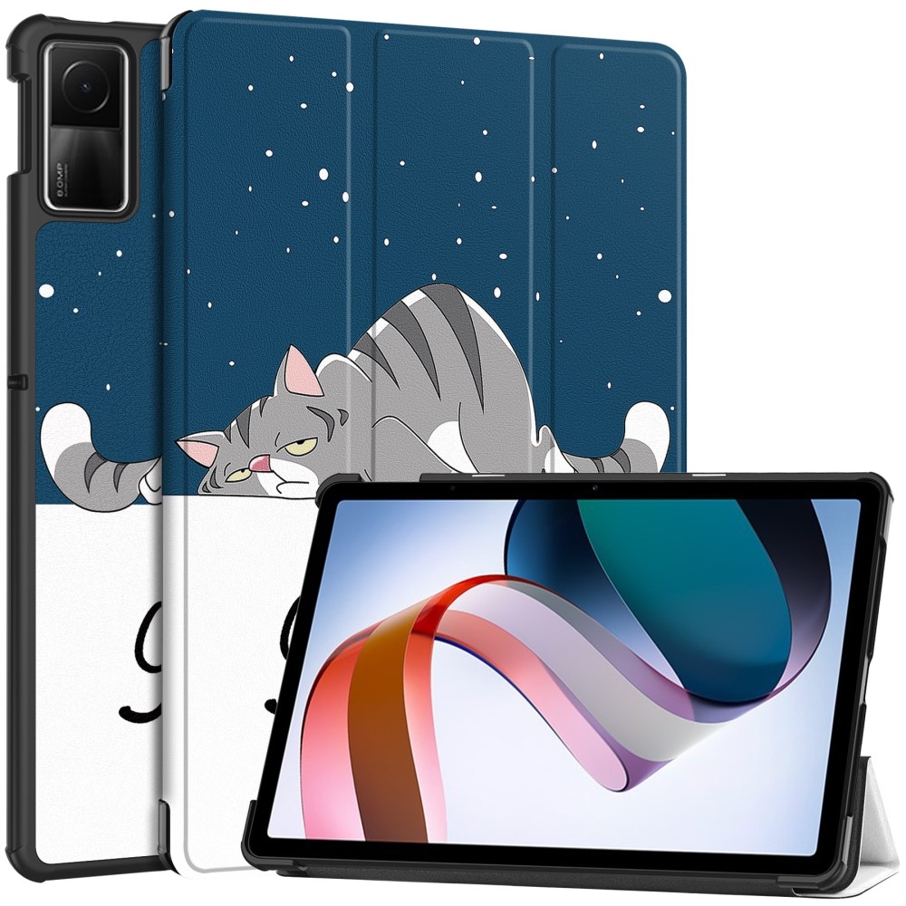 Nyomtatás intelligens záró tok a Xiaomi Redmi Pad SE-hez - macska