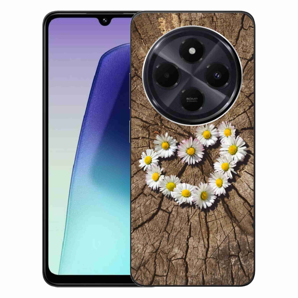 Gél borítás mmCase a Xiaomi Redmi 14C/Poco C75 számára - Százszorszép szív