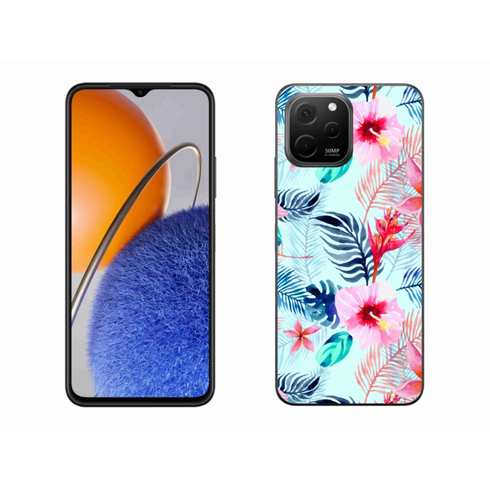 Gél borító mmCase a Huawei Nova Y61 készülékhez - virágok