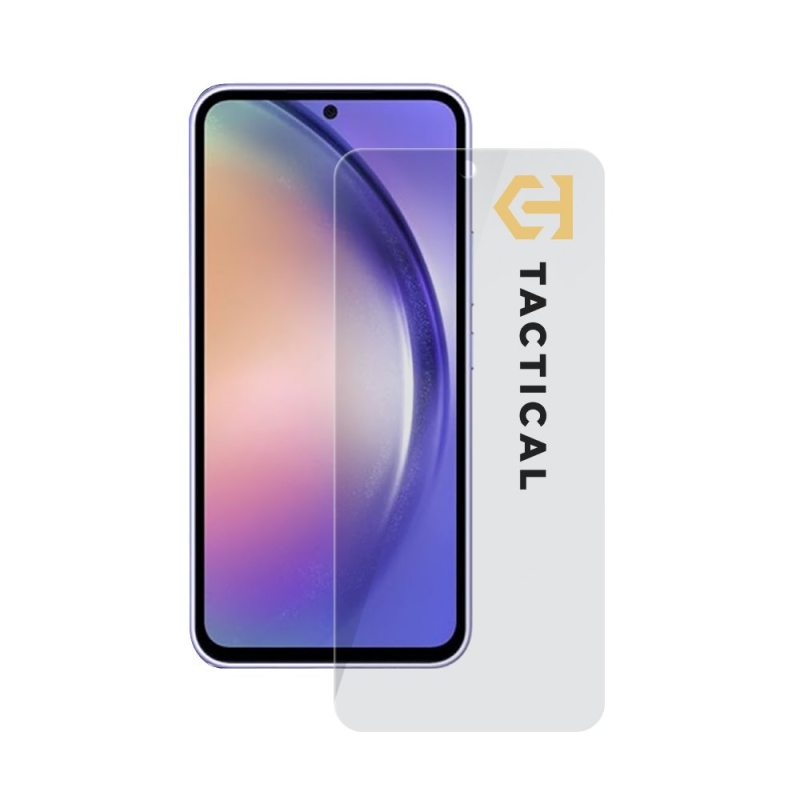 Taktikai üvegpajzs 2.5D üveg Samsung Galaxy A56 5G számára Tiszta