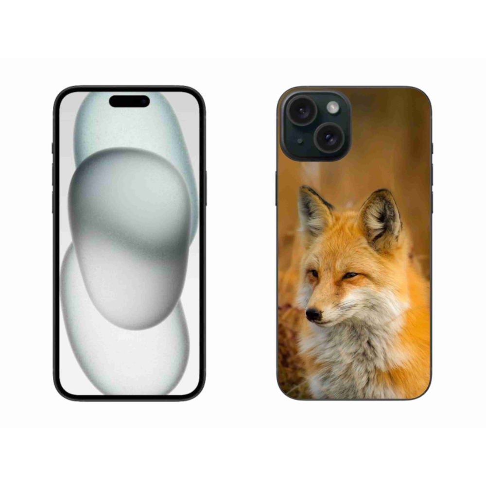 Gél védőburkolat mmCase iPhone 15 Plus készülékhez - róka