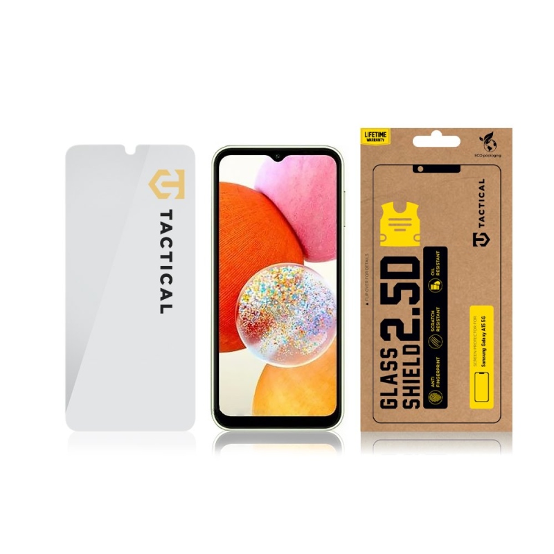 Taktikai üvegpajzs 2.5D üveg a Samsung Galaxy A15 4G/5G számára Tiszta