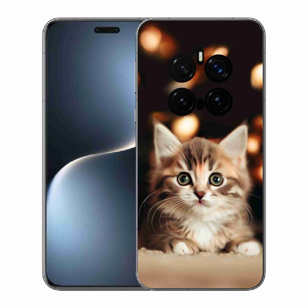 Gél borítás mmCase a Honor Magic 7 Pro 5G számára - aranyos cica 2
